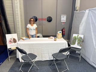 Stand de consultation de tabacologie lors de la journée de dépistage à Levens
